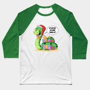 Wrap it up Snake Baseball T-Shirt